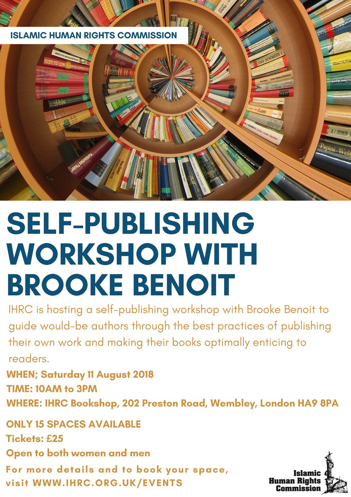 Self-Publishing Workshop with Brooke Benoit - IHRC