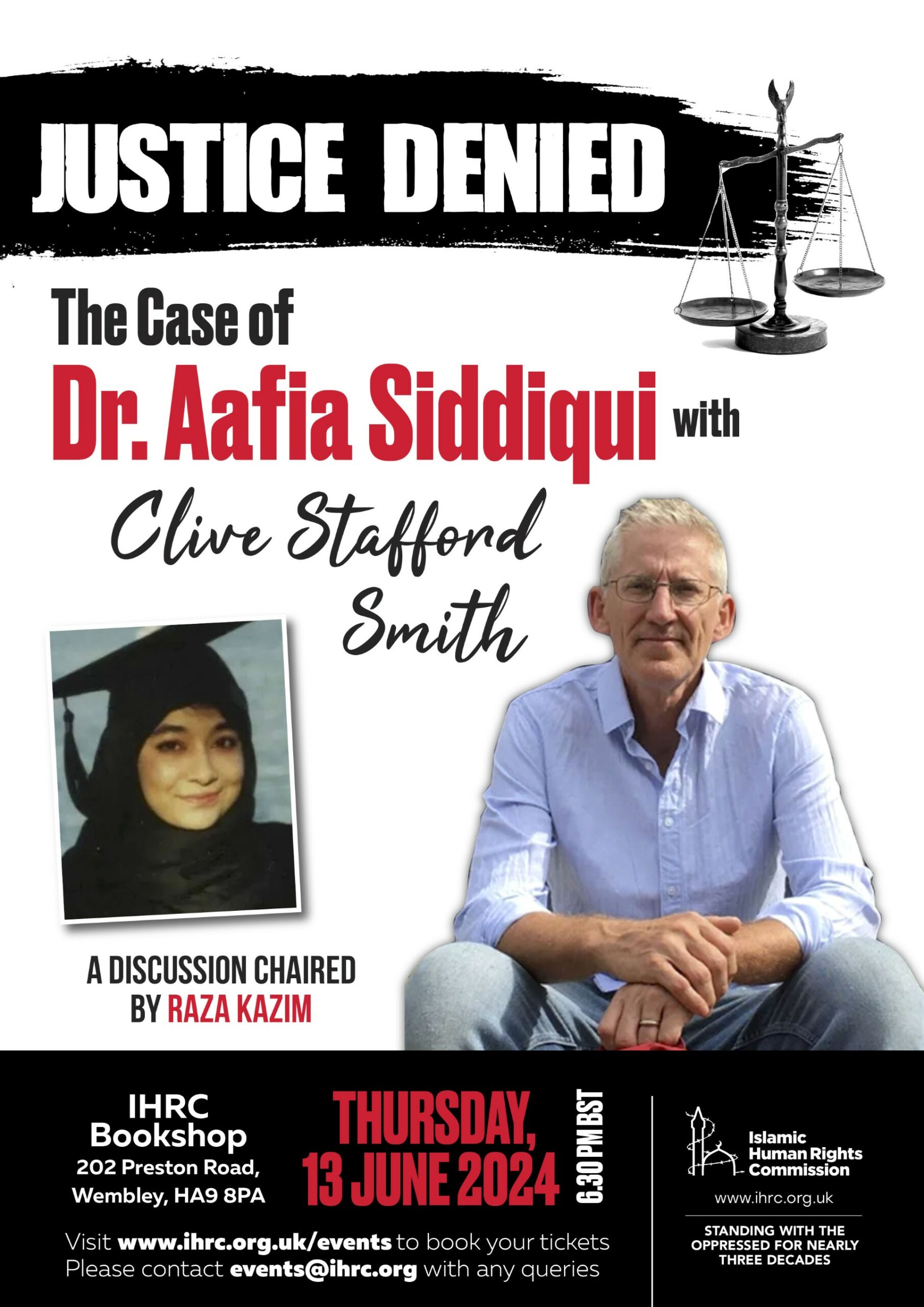 Justice Denied: The Case of Dr. Aafia Siddiqui with Clive Stafford ...