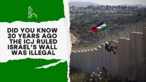 20 years ago the ICJ found Israel’s wall illegal
