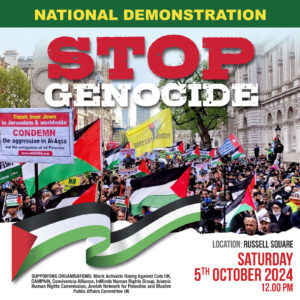 National Demonstration for Palestine and Lebanon