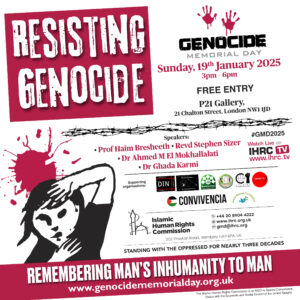 Genocide Memorial Day 2025 London: Resisting Genocide