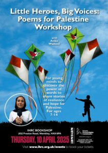 Young Heroes, Big Voices: Poems for Palestine Workshop